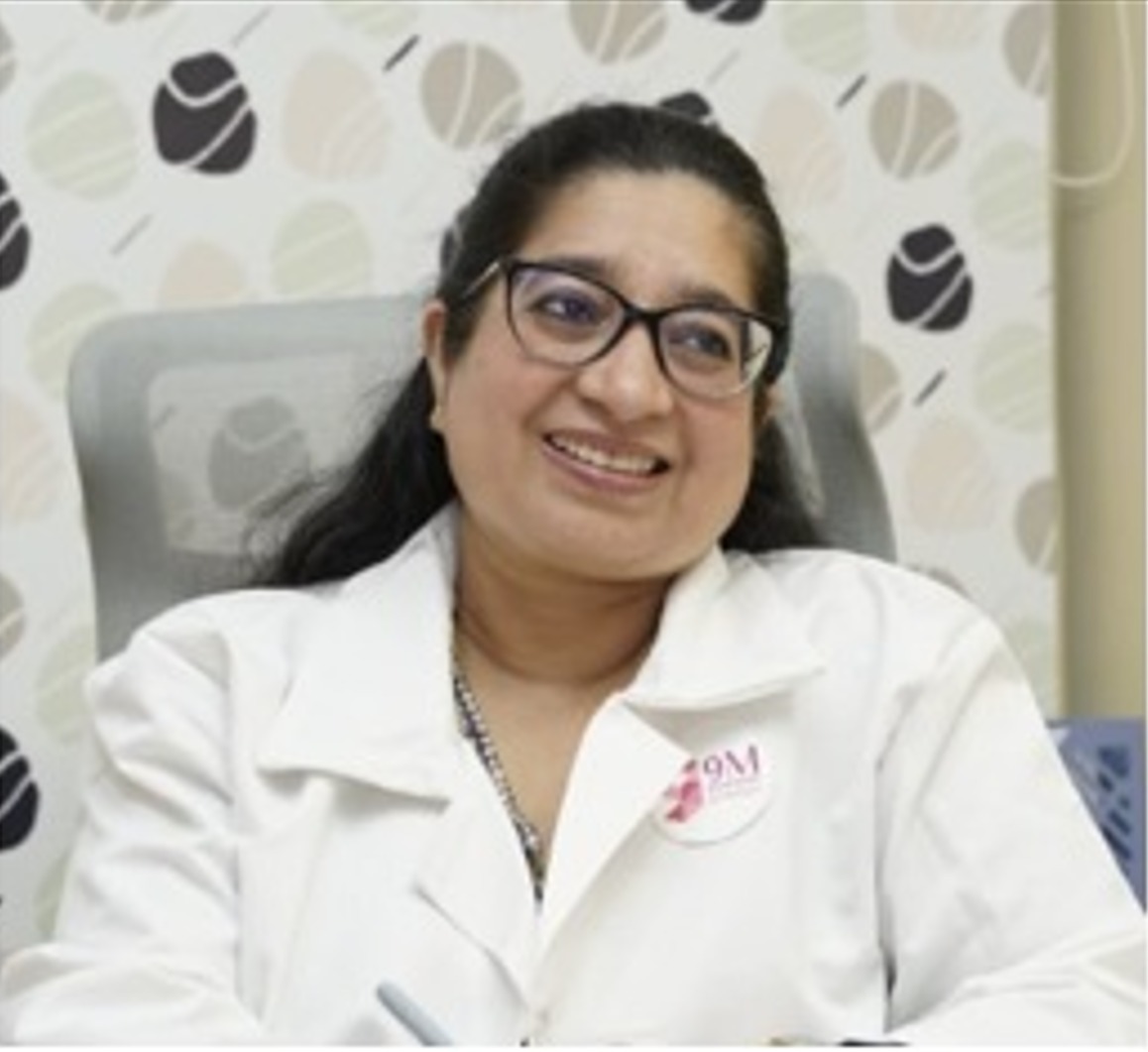 Dr. Nasreen Ashfaq, obstetrician and gynaecologist, at her clinic in Banjara Hills, Hyderabad
